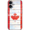 Canada Flag Light Wood iPhone 16 Skin